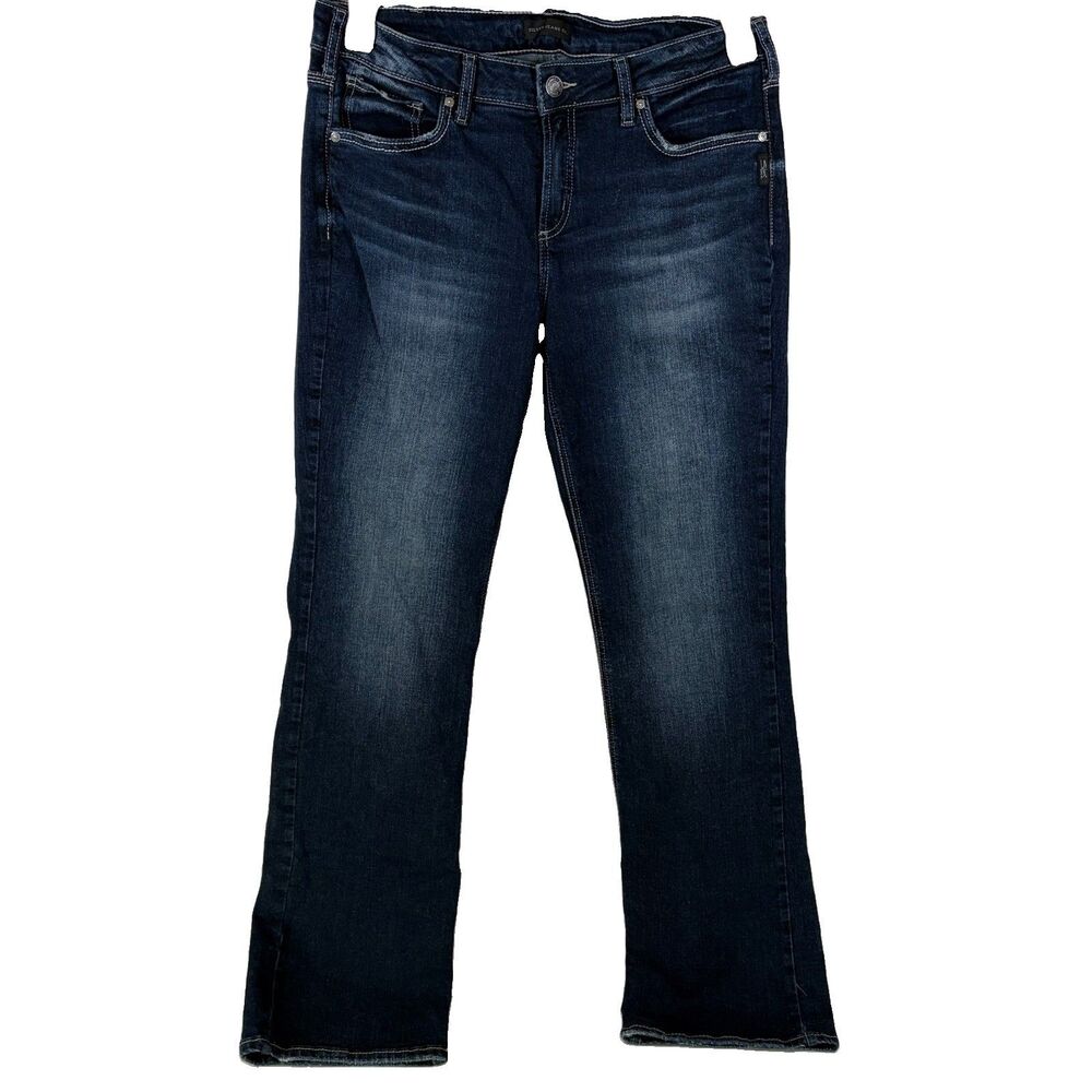 Silver Jeans Suki Bootcut Blue Denim Dark Wash Women’s Size 32x35
